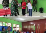 Prajurit Pos Kokas Berbagi Alkitab Kepada Anak-Anak dalam Rangkaian Camping Paskah