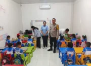 Bhabinkamtibmas Polsek Siantar Timur Monitoring Distribusi MBG di TK Nazaret