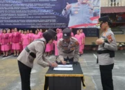 Kapolres Pematangsiantar Pimpin Upacara Sertijab Kapolseķ Siantar Marihat dan Sianțar Selatan