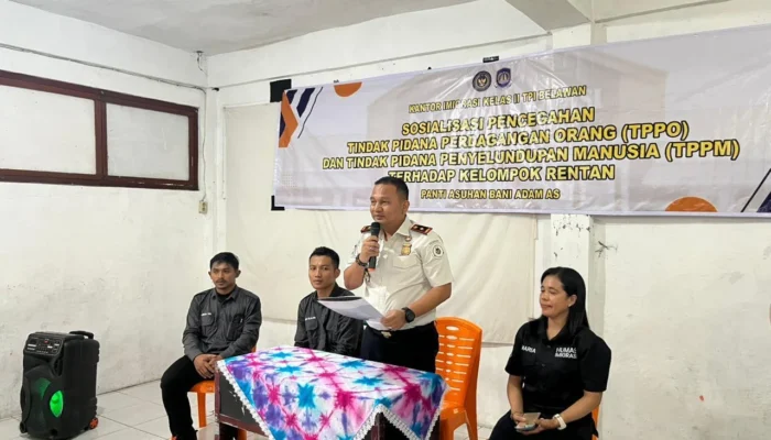 Imigrasi Belawan edukasi pelajar cegah tindakan pidana perdagangan orang